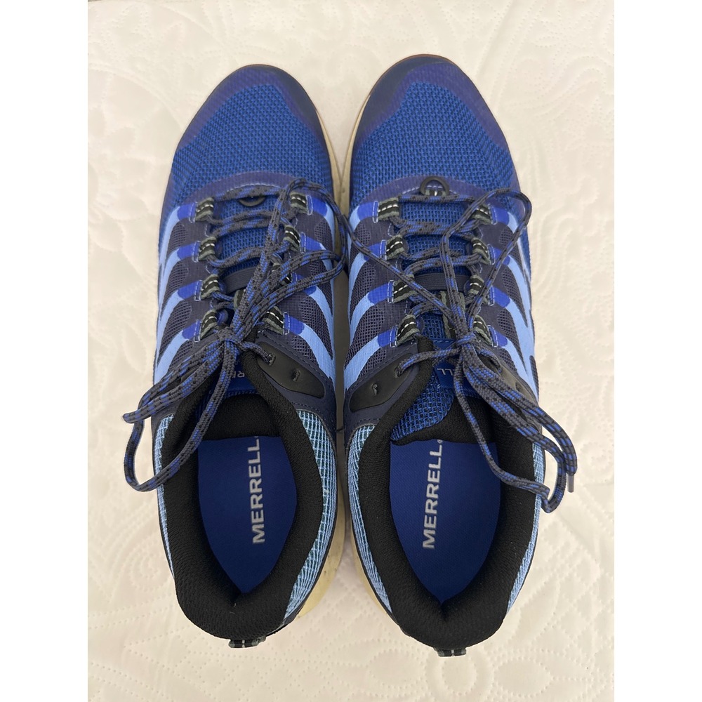 Merrell Nova 3 Blue Trail Running Shoes J068203 Men's Size 10 - Picture 7 of 11
